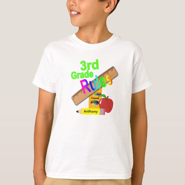 T-shirt La troisième catégorie ordonne le vert (Devant)