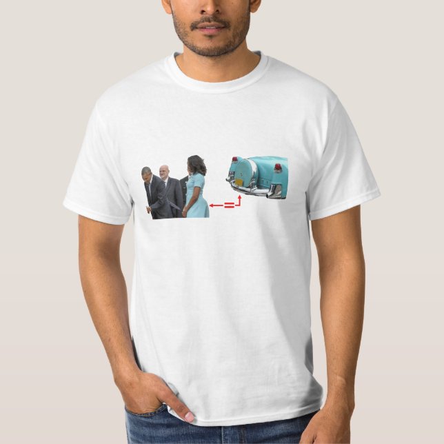 T-shirt La trousse personnelle d'Obama (Devant)