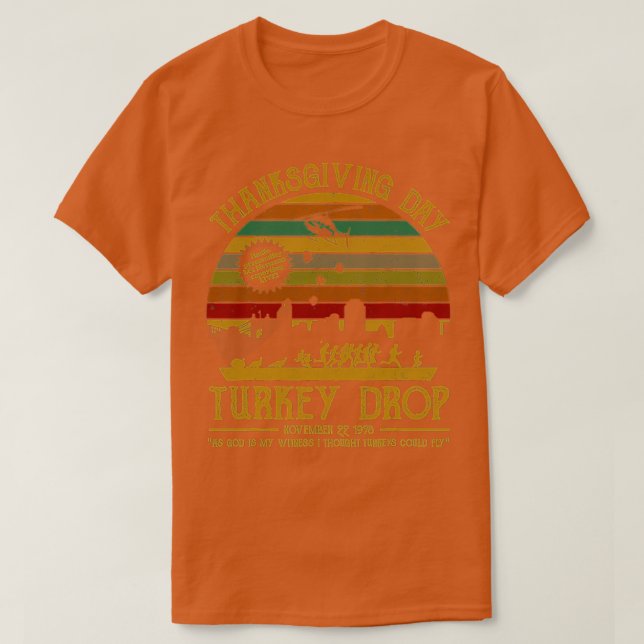 T-shirt La Turquie Abandonne Thanksgiving Cadeau Turquie C (Design devant)