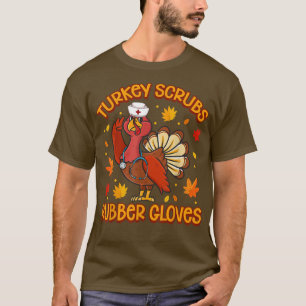 T-shirt La Turquie Écrase Gants En Caoutchouc Drôle Turqui