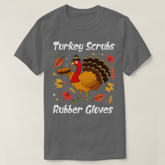 T-shirt La Turquie Écrase Les Gants En Caoutchouc (Design devant)
