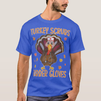 T-shirt La Turquie Écrase Les Gants En Caoutchouc Glisser 