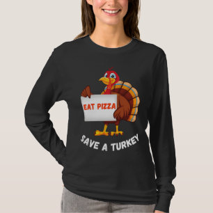 T-shirt La Turquie Mange Pizza Drôle Thanksgiving