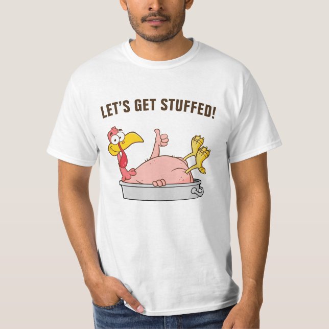 T-shirt La Turquie s'est préparée pour le dîner (Devant)