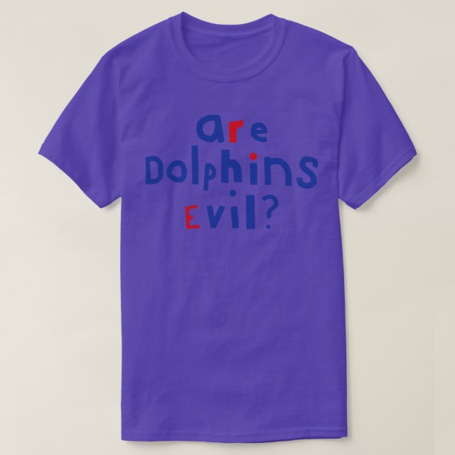 T-shirt La typographie Les questions amusantes sont les da (Design devant)