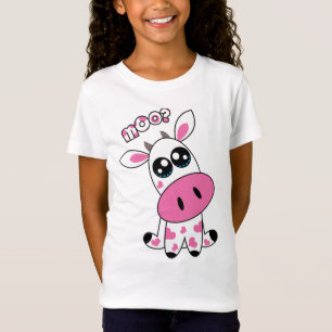T-Shirt La vache aux fraises - lune ?