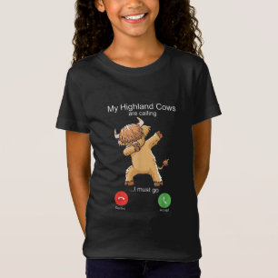 T-Shirt La vache écossaise des Highlands appelle