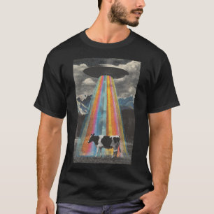 T-shirt La vache enlevée dans l'espace