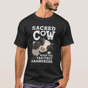 T-shirt La vache sacrée fabrique la vache à vaches de hamb