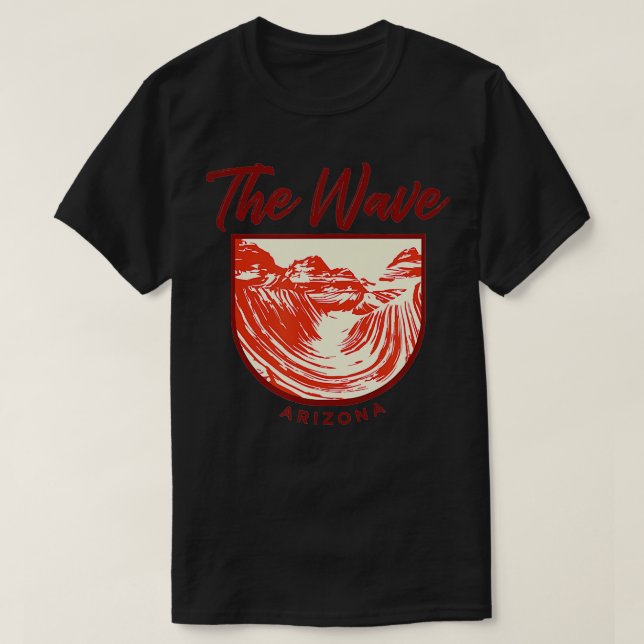 T-shirt La vague de l'Arizona (Design devant)