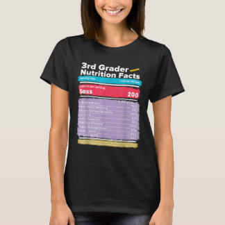 T-shirt La valeur nutritive 3e année Funky Retour à l'écol