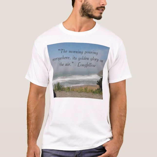 T-shirt "La veille de versement de matin… (Devant)