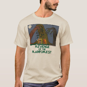 T-shirt La vengeance de la forêt tropicale sauve les arbre
