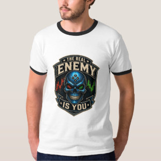 T-shirt La véritable ennemie c'est vous Psychologie de Tra