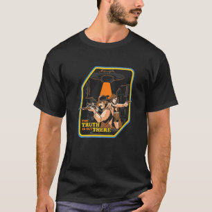 T-shirt La Vérité, Il Y A Un Alien Enlèvement, Un Navire S