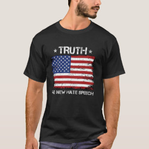 T-shirt La vérité Le nouveau discours de haine La justesse