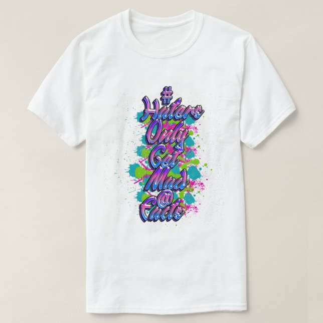 T-shirt La vérité sur les détestateurs. (Design devant)