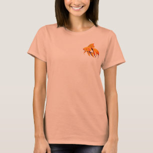 T-shirt La veste des femmes de poisson rouge