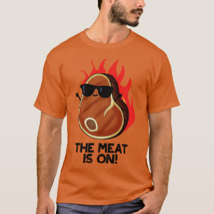 T-shirt La Viande Est Sur Cute Food Steak Pun 1