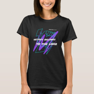 T-shirt La Victoire Appartient Au Seigneur   Athlètes chré