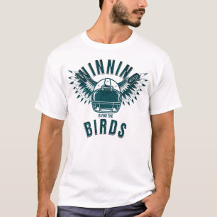 T-shirt La Victoire Des Aigles De Bande D'Oiseaux Est Pour
