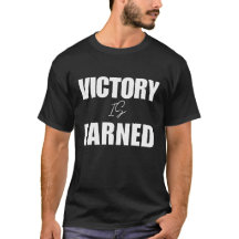 La victoire est gagnée Motivationnelle Athlète Tee