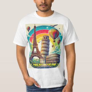 T-shirt La vida es corta, el mundo es grande: Viaja mas