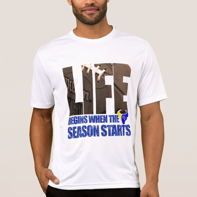 T-shirt La vie commence - la chemise légère (Devant)