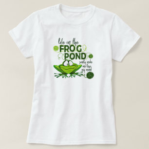 T-shirt La Vie Dans L'Étang De Grenouilles