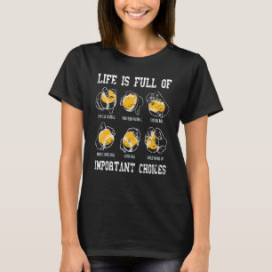 T-shirt La Vie De Baseball Pitching Est Pleine De Choix Im