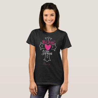 T-shirt La vie de Bling I Bling pour Jésus