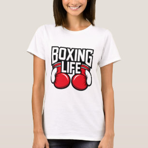 T-shirt La vie de boxe pour les boxeurs professionnels ama