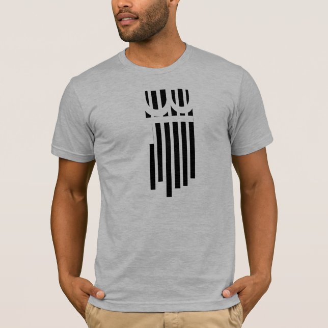 T-shirt la vie de coupure (Devant)