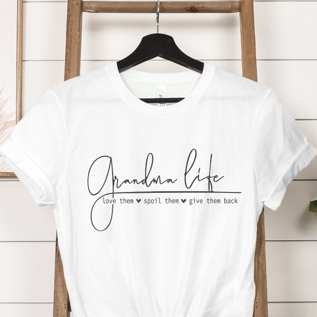 T-shirt La vie de grand-mère (Grandma Life Tshirt)