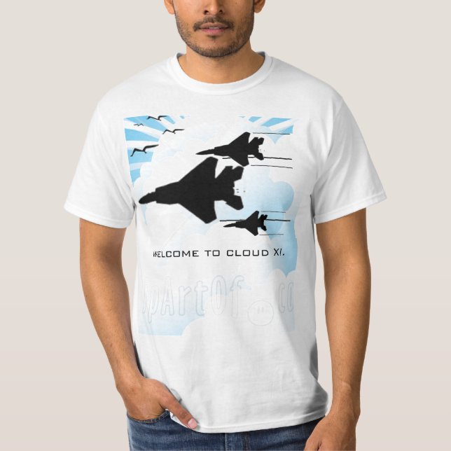 T-shirt La vie de jet (Devant)