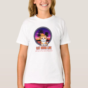 T-shirt La vie de maman chat drôle