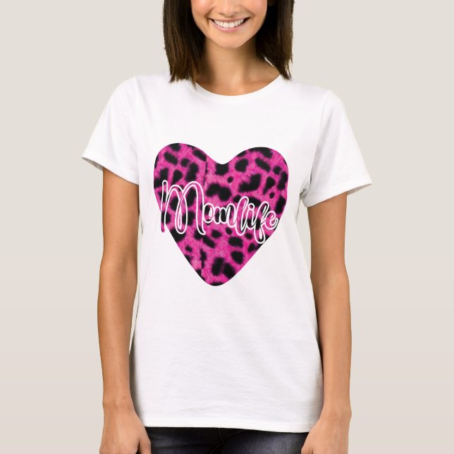 T-shirt La vie de maman - Fête des mères (Devant)