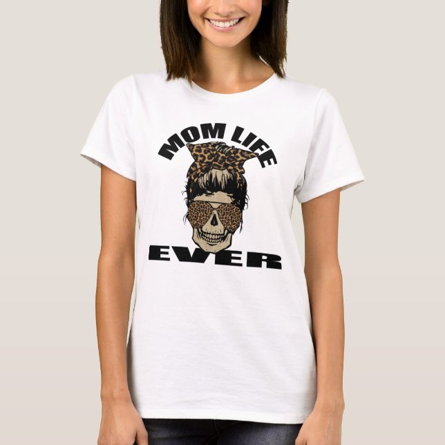 T-shirt La vie de maman jamais (Devant)