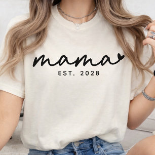 T-shirt La vie de maman   Script personnalisé pour maman C