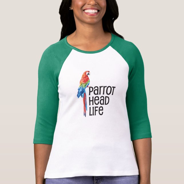 T-shirt La vie de Parrothead (Devant)