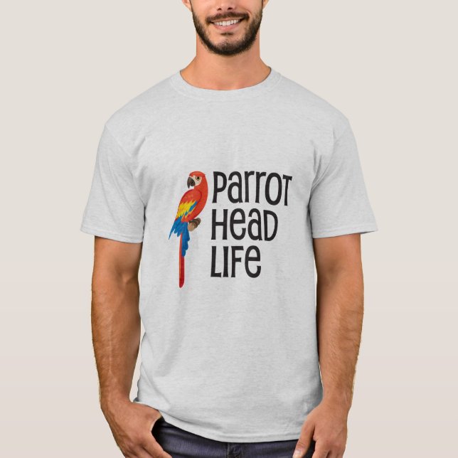 T-shirt La vie de Parrothead (Devant)