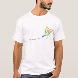 T-shirt La vie de rassemblement de rêves - texte de