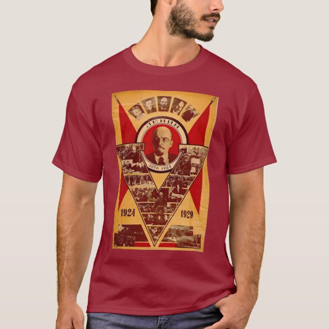 T-shirt La vie de Vladimir Lénine (Devant)