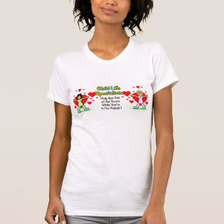 T-shirt La vie d'enfant "se débarassent chemise d'alerte"
