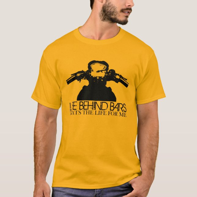 T-shirt La vie derrière des barres (Devant)
