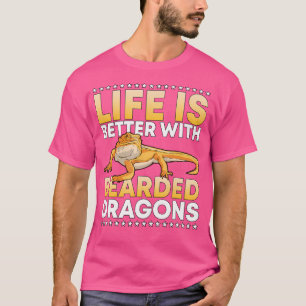 T-shirt La Vie Des Citations De Reptiles Est Meilleure Ave