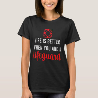 T-shirt La Vie Des Hommes Est Meilleure Quand Vous Êtes Ga
