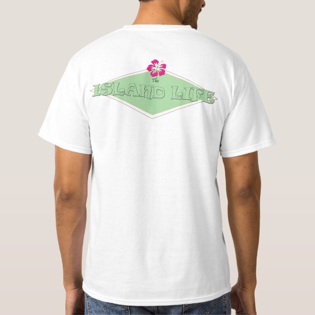 T-shirt La vie d'île (Dos)