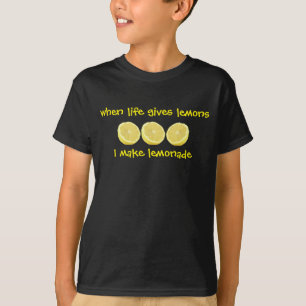 T-shirt La vie donne des citrons font la limonade