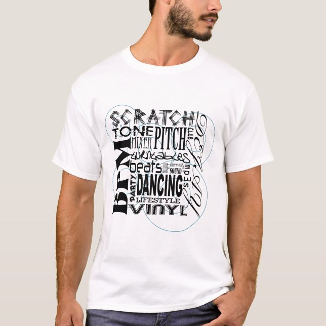 T-SHIRT LA VIE DU DJ (Devant)